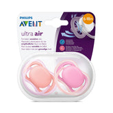 Avent Soother Silicone Free Flow Twin 6-18m